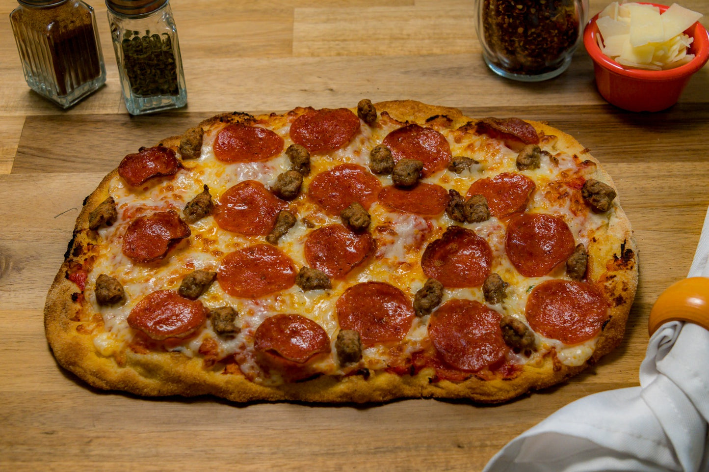 La Pinsa Mia - Pepperoni & Sausage Pinsa